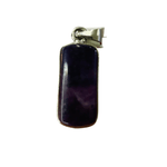 925 Sterling Silver Sugilite Crystal Pendant | Spiritual Growth Protection Healing - Ai NeDefault Category