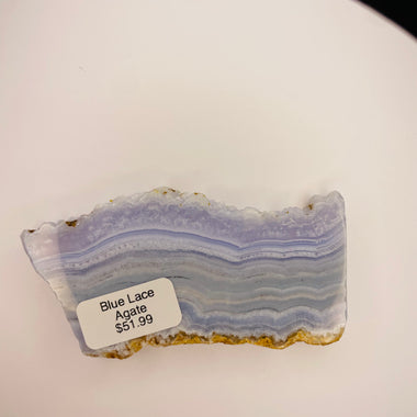 Blue Lace Agate Slice 43 grams