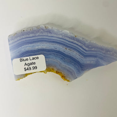 Blue Lace Agate Slice 42 grams