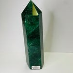 Beautiful Large Green Strawberry Quartz Tower / Pillar  740 grams