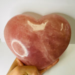 SALE! Rose Quartz Gemstone Crystal Large Heart 1568 grams