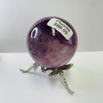 Purple Fluorite Crystal Sphere 274 grams