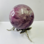 Purple Fluorite Crystal Sphere 274 grams