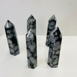 Snowflake Obsidian Crystal Point / Tower