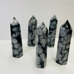 Snowflake Obsidian Crystal Point / Tower