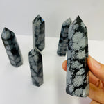 Snowflake Obsidian Crystal Point / Tower