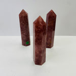 Strawberry Crystal Quartz Point Tower