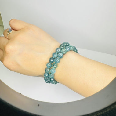 "AAA" Green Kyanite 7.5 - 8mm Crystal Gemstone Bracelet - Ai NeDefault Category