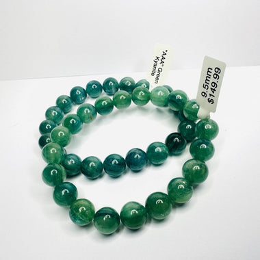 "AAA" Green Kyanite 9.5 mm Crystal Gemstone Bracelet - Ai NeDefault Category