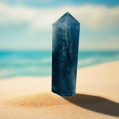 Aquamarine Crystal Tower Small 24 grams - Ai Ne