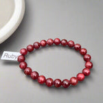 Authentic Ruby Crystal Bracelet | Radiate Passion and Spiritual Vibrancy 9mm - Ai NeDefault Category