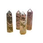 Black Lace Rhodonite Crystal Points/Tower 10cm - Ai NeDefault Category