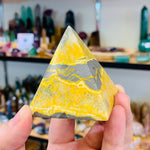 Bumble Bee Jasper Crystal Pyramid 6.2cm - Ai Ne