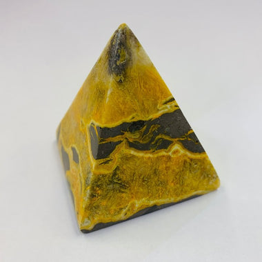 Bumble Bee Jasper Crystal Pyramid 6.2cm - Ai Ne