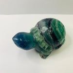 Fluorite Crystal Tortoise Turtle Carving 462 grams - Ai Ne