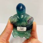 Fluorite Crystal Tortoise Turtle Carving 462 grams - Ai Ne