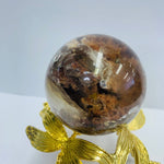 Garden Quartz / Lodolite / Phantom Quartz Crystal Sphere with Rutile 165 grams | Embrace the Mystical Beauty of Nature's Canvas (Copy) - Ai NeDefault Category