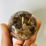 Garden Quartz / Lodolite / Phantom Quartz Crystal Sphere with Rutile 165 grams | Embrace the Mystical Beauty of Nature's Canvas (Copy) - Ai NeDefault Category