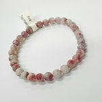 Genuine Pink Tourmaline Precious Stone Crystal Bracelet 4mm - Ai NeJewellery