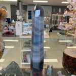 Grey Banded Agate Crystal Tower - 20cm - Ai NeDefault Category