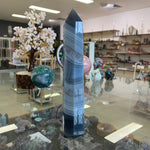 Grey Banded Agate Crystal Tower - 20cm - Ai NeDefault Category