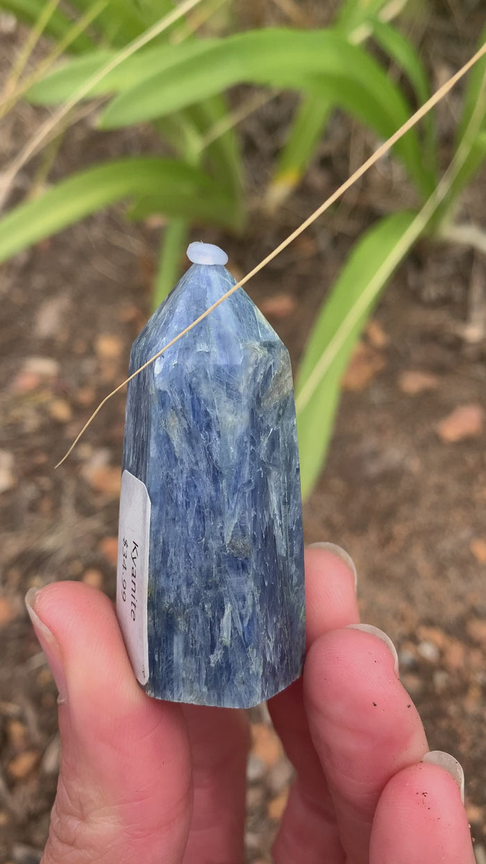 Authentic Kyanite Crystal Gemstones Tower 52 mm / Point 59 grams