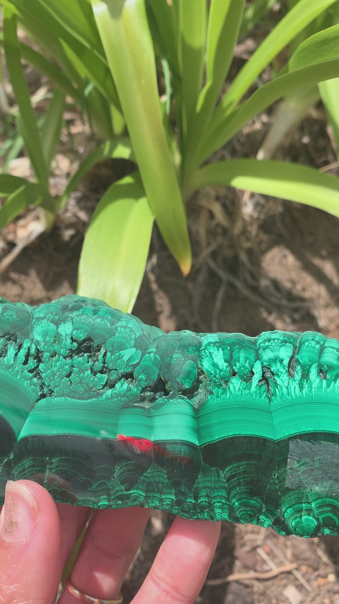 Authentic Large Malachite Rough Raw Crystal Gemstones 375 grams