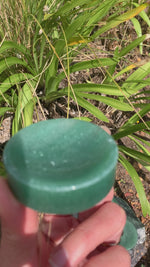 Aventurine Crystal Gemstone Bowl/ Sphere Stand | Luck, Abundance and Heartfelt Harmony