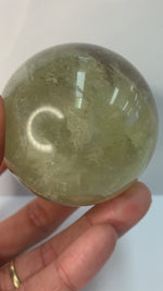 Natural Citrine Sphere Crystal of Abundance 287 g