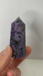 RARE! Russian Charoite Crystal Point / Tower  62 mm - Spiritual Transformation