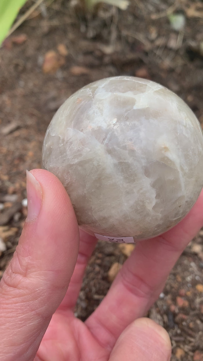 SALE! Moonstone Crystal Sphere 226 grams