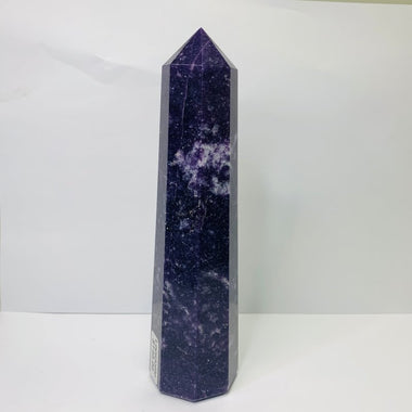 Purple Lepidolite Tower 517 grams | Balance Clarity and Deeper Connection - Ai Ne