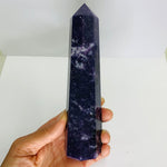 Purple Lepidolite Tower 517 grams | Balance Clarity and Deeper Connection - Ai Ne