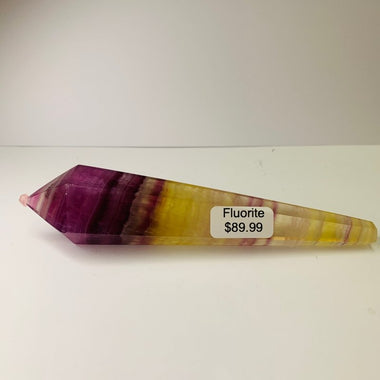 Rainbow Fluorite Wand - Ai Ne