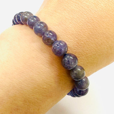 RARE - Genuine Tanzanite Precious Stone Crystal Bracelet 7mm - Ai NeJewellery