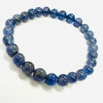 RARE - Genuine Tanzanite Precious Stone Crystal Bracelet 7mm - Ai NeJewellery