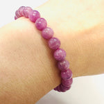 RARE RUBY Crystal Gemstone Bracelet size 6 - 7mm - Ai NeJewellery