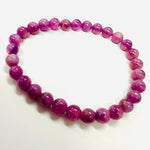 RARE RUBY Crystal Gemstone Bracelet size 6 - 7mm - Ai NeJewellery