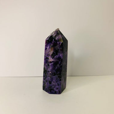 RARE! Russian Charoite Point / Tower 62 mm - Spiritual Transformation - Ai Ne