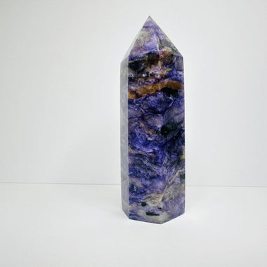 RARE! Russian Charoite Point / Tower 72 mm - Spiritual Transformation - Ai Ne