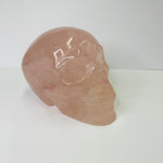 Rose Quartz Crystal Skull - Radiant Pink Energy Stone for Healing & Harmony - Ai Ne