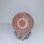 Rose Quartz Crystal Sphere - Radiant Pink Energy Stone for Healing & Harmony - Ai Ne