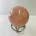 Rose Quartz Crystal Sphere - Radiant Pink Energy Stone for Healing & Harmony - Ai Ne