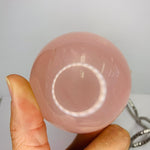 Rose Quartz Crystal Sphere - Radiant Pink Energy Stone for Healing & Harmony - Ai Ne