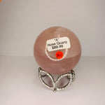 Rose Quartz Crystal Sphere - Radiant Pink Energy Stone for Healing & Harmony - Ai Ne