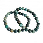 African Turquoise Gemstone Crystals Bracelets 8mm - Ai NeDefault Category